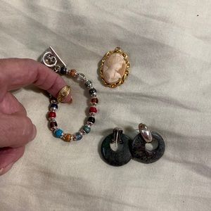 couple pieces costume jewelry